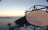 Greece,Greek Islands,Cyclades,Santorini,Fira,Belvedere Hotel